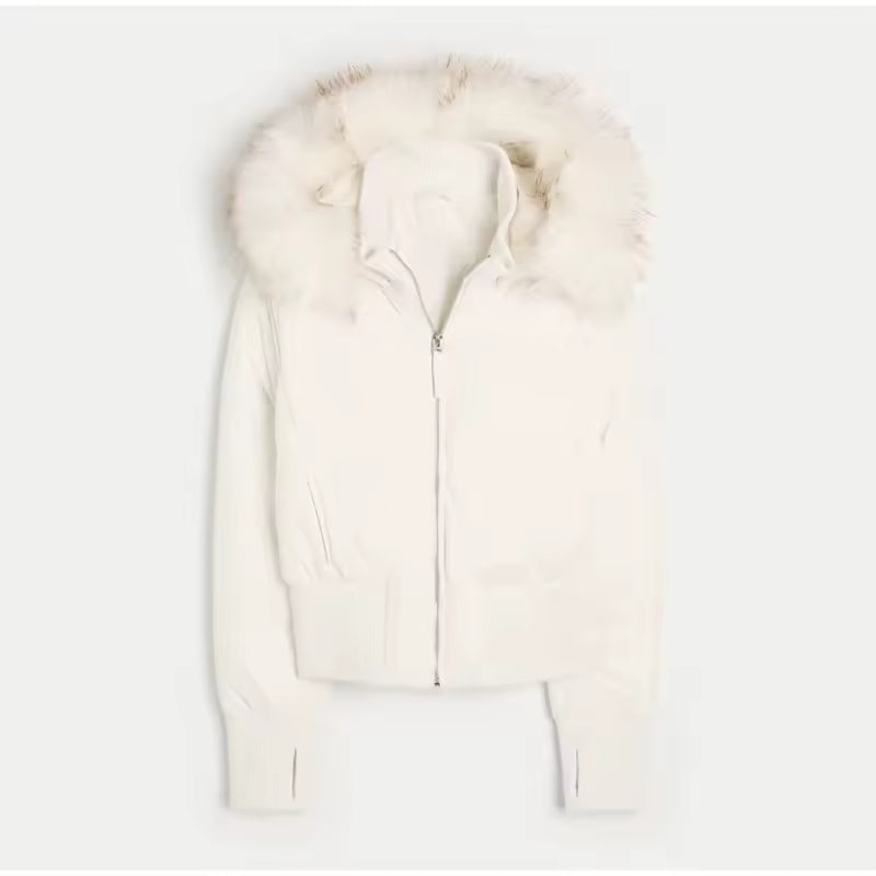 Peyton Faux Fur Trim Puffer Jacket