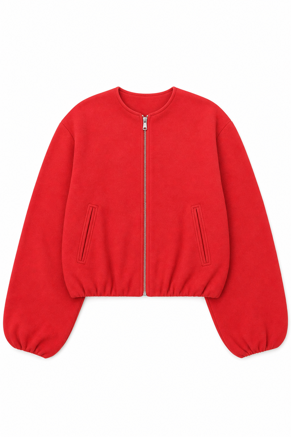 Women's Cropped Bomber Jacket