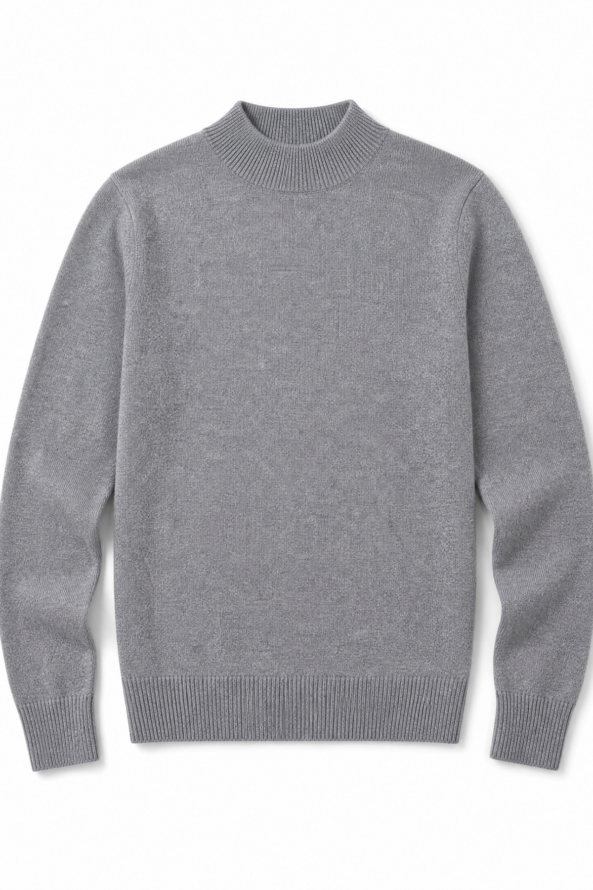 grey merino wool sweater Averly London flat lay