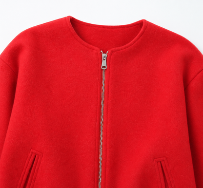 Women's Cropped Bomber Jacket