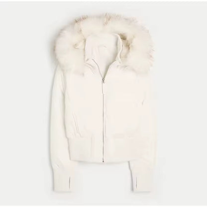 Peyton Faux Fur Trim Puffer Jacket