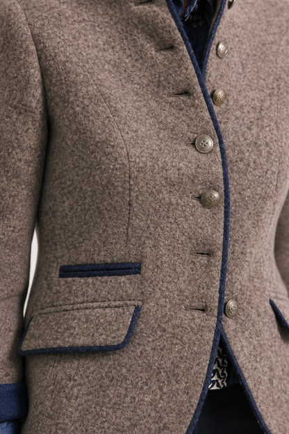 Women's Long Sleeve Solid Colour Jacket