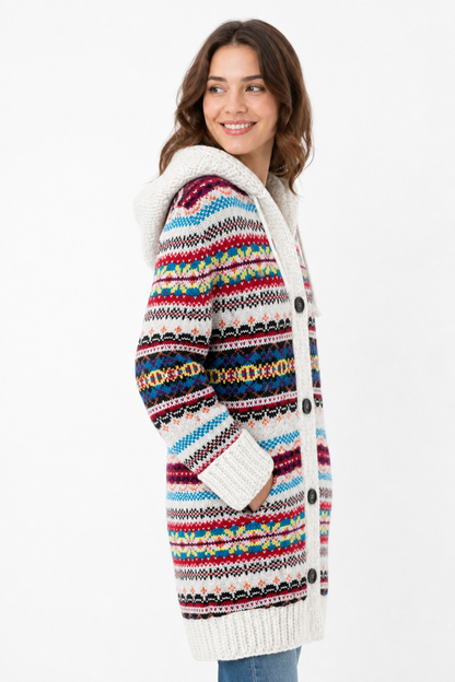 Women's Button-Through Knit Cardigan