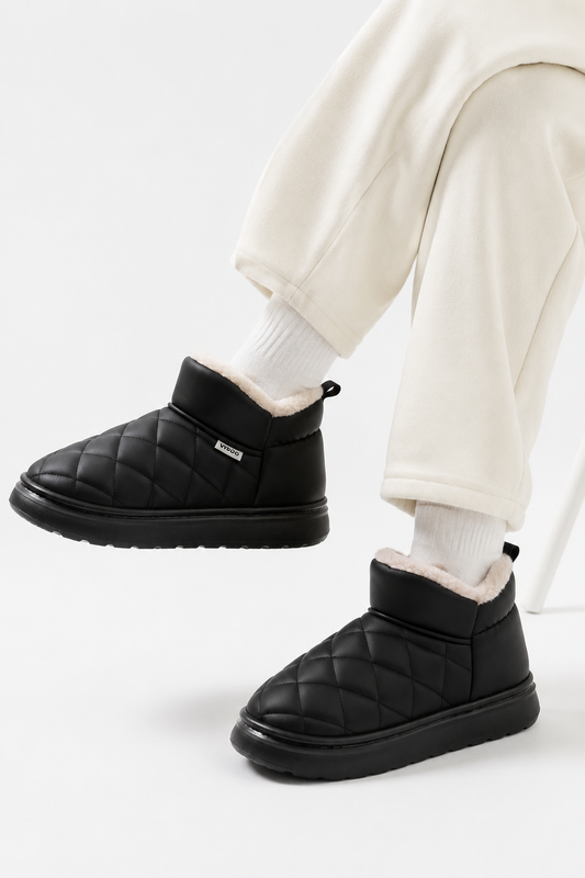 Women's Fur-Lined Platform Snow Boots