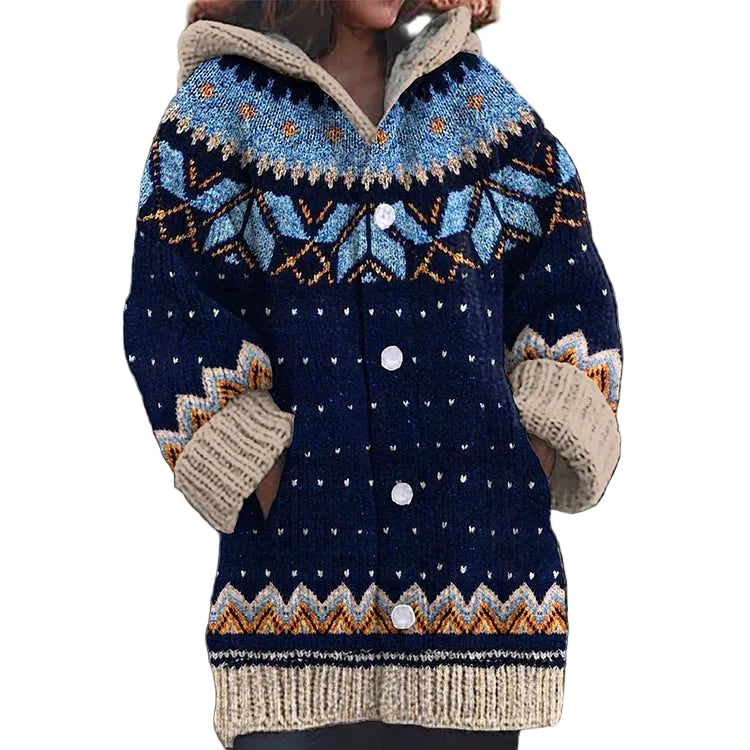 Women's Button-Through Knit Cardigan