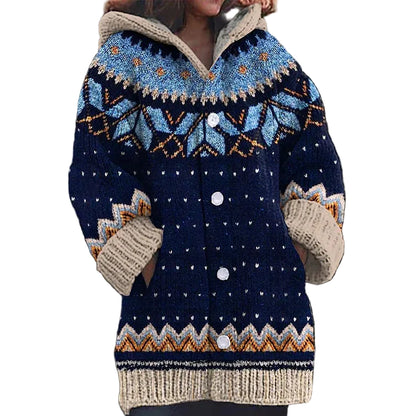 Women's Button-Through Knit Cardigan