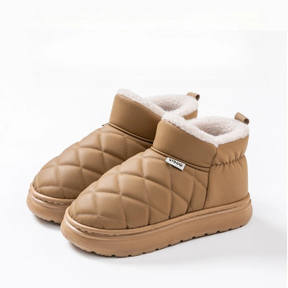 Women's Fur-Lined Platform Snow Boots