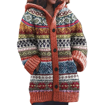 Women's Button-Through Knit Cardigan