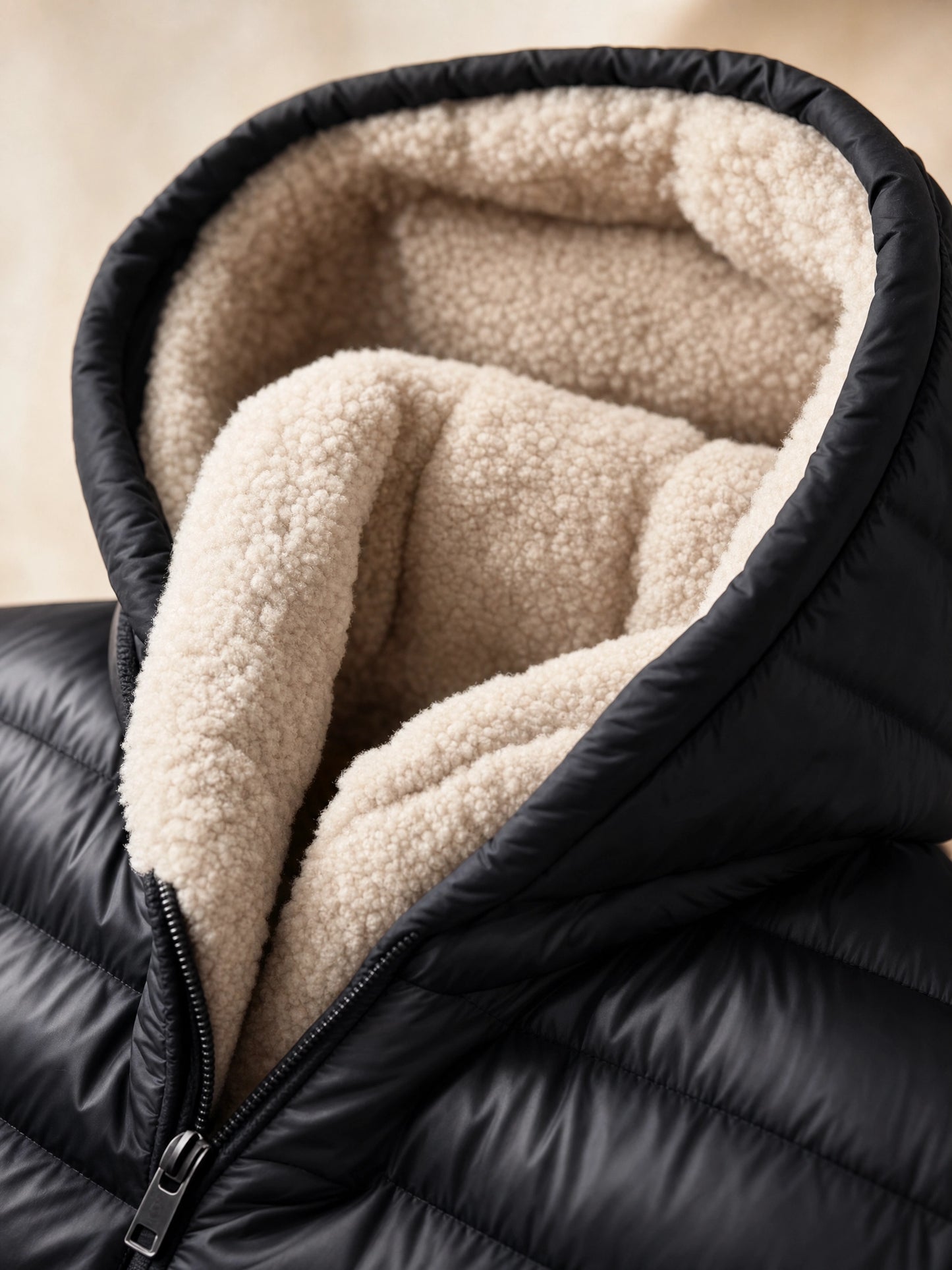 Women's Fleece-Lined Puffer Jacket