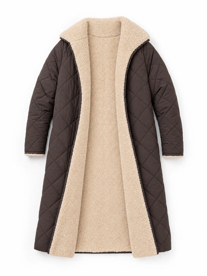 Women's Reversible Longline Coat