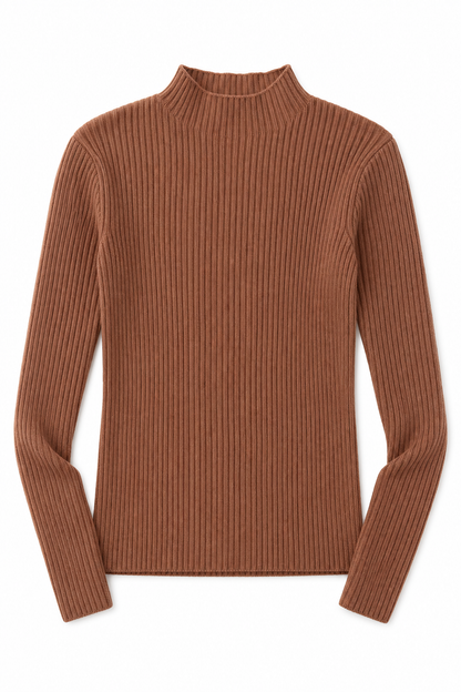 Women's Basic Turtleneck Pullover