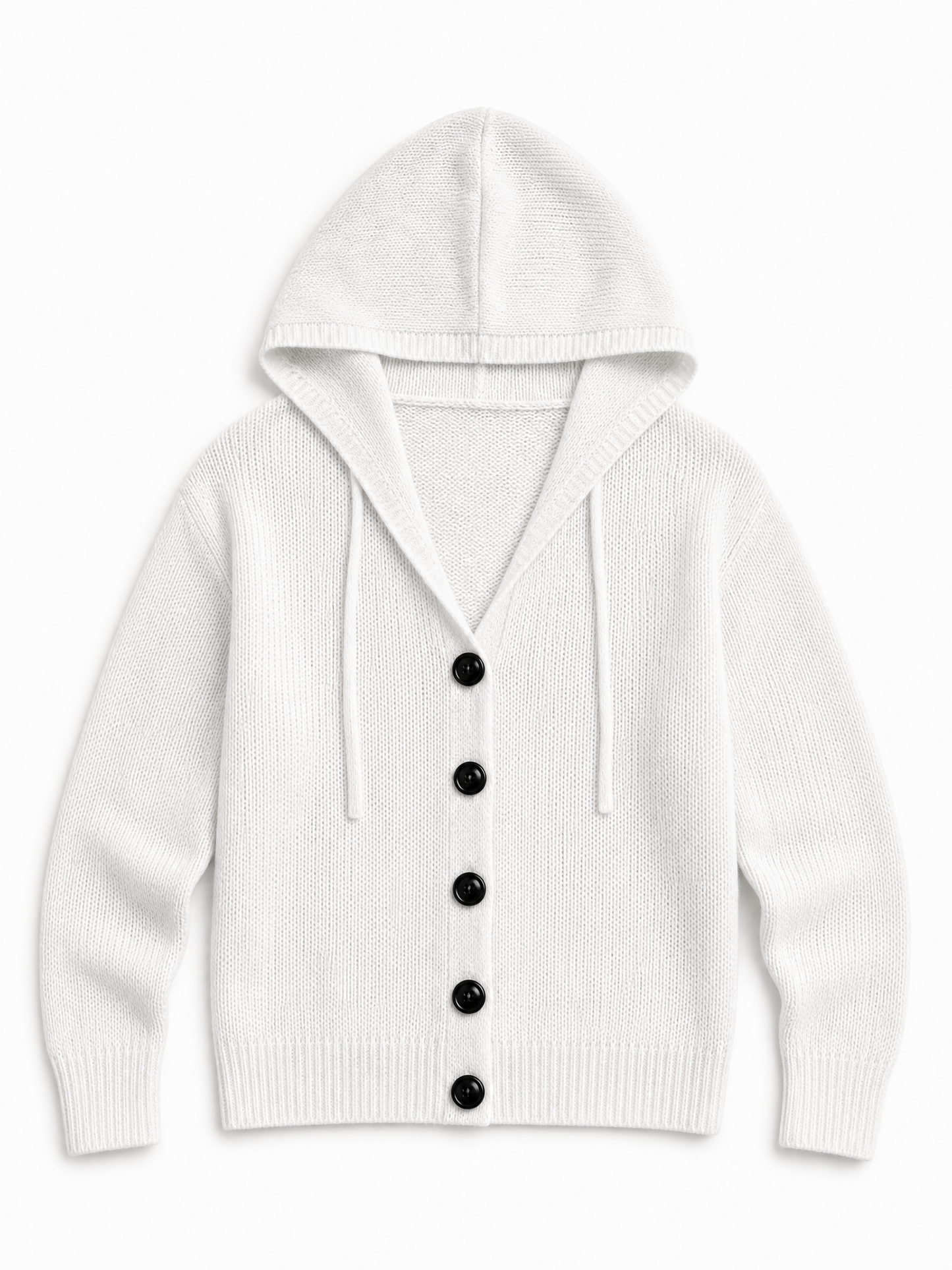 white longline open front cardigan Averly London flat lay