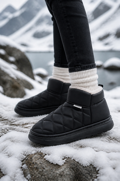 Women's Fur-Lined Platform Snow Boots