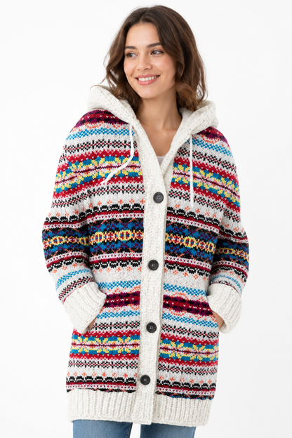 Women's Button-Through Knit Cardigan