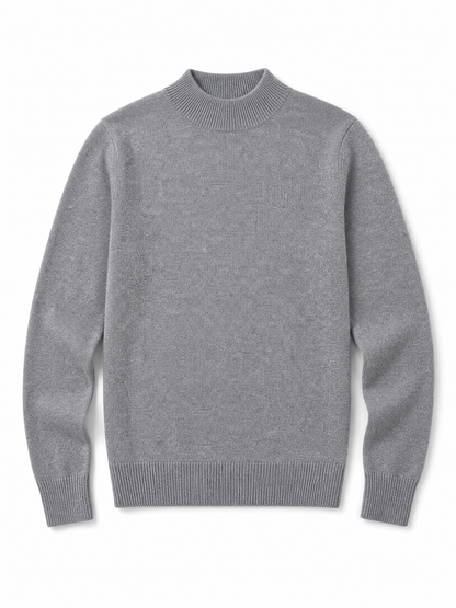 grey merino wool sweater Averly London flat lay